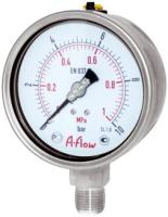 G32-S-4N-63A-400bar; Манометр от 0 до 400бар из нержавеющей стали, D63мм, NPT 1/4", Штуцер снизу, от -40 до +60°C